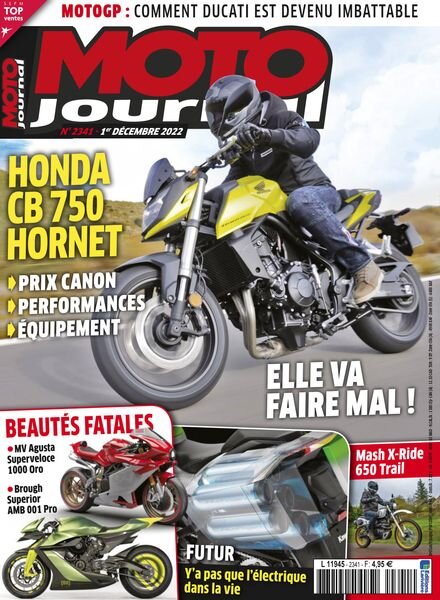 Moto Journal – 1er Decembre 2022 Cover
