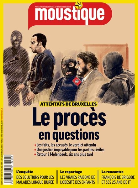 Moustique Magazine – 30 Novembre 2022 Cover