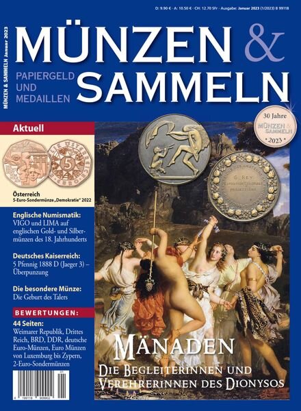 Munzen & Sammeln – Dezember 2022 Cover