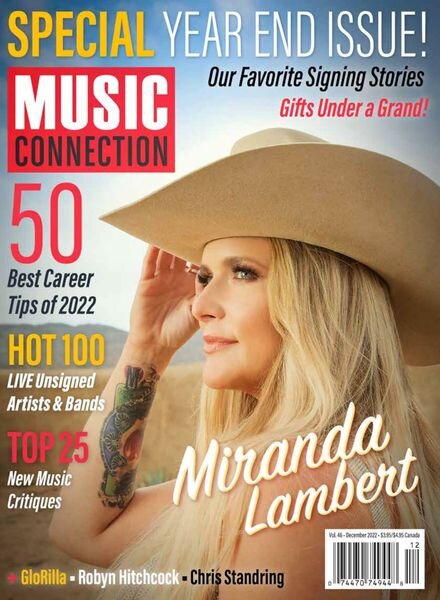 Music Connection – December 2022 Cover