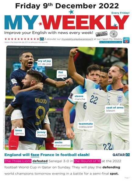 My Weekly Fr – 09 decembre 2022 Cover