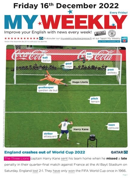 My Weekly Fr – 16 decembre 2022 Cover
