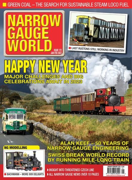 Narrow Gauge World – Issue 172 – January-February 2023 Cover