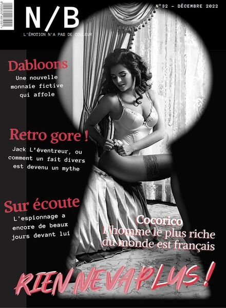 Noir et Blanc – decembre 2022 Cover