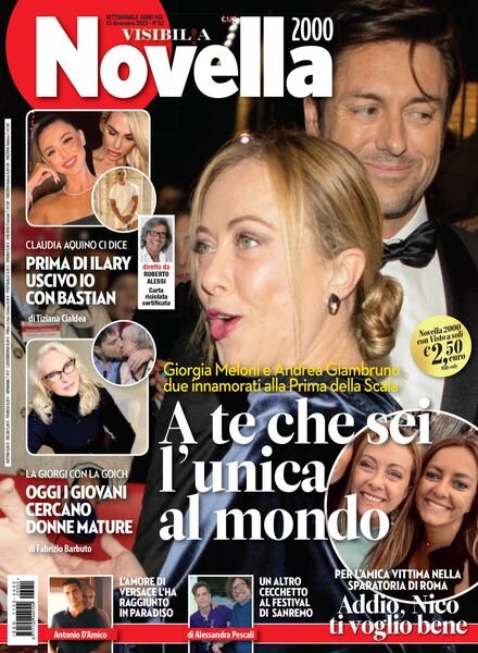 Novella 2000 – 15 dicembre 2022 Cover