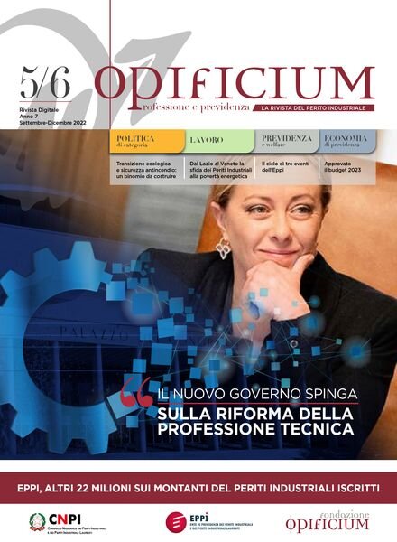 Opificium – Settembre-Dicembre 2022 Cover