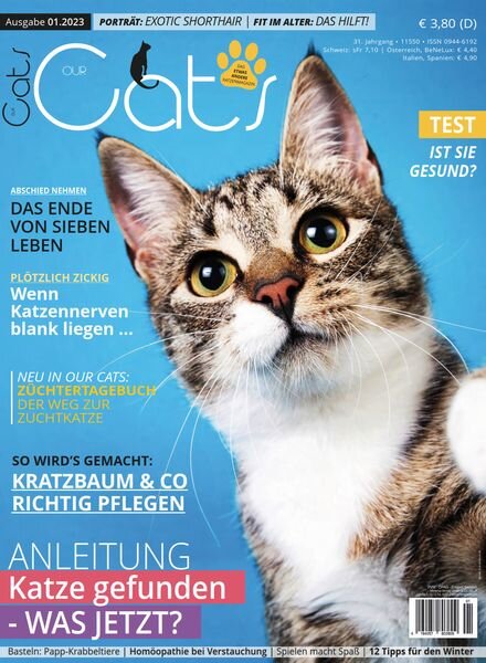 Our Cats – Januar 2023 Cover