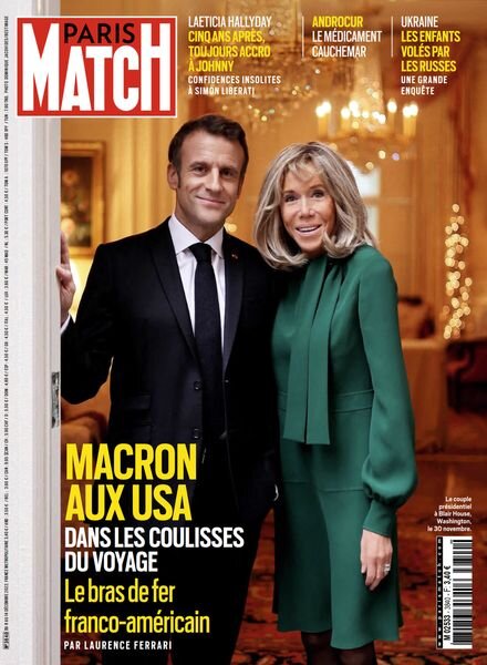 Paris Match – 08 decembre 2022 Cover
