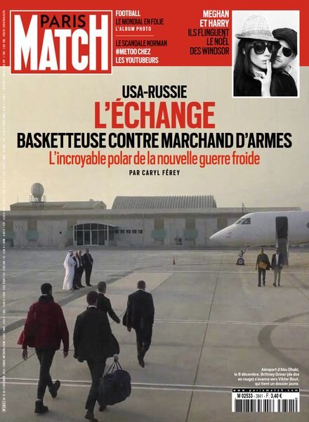 Paris Match – 15 decembre 2022 Cover