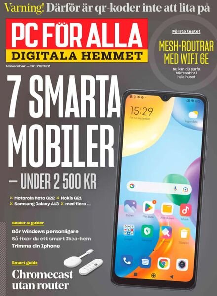 PC for Alla – 29 november 2022 Cover