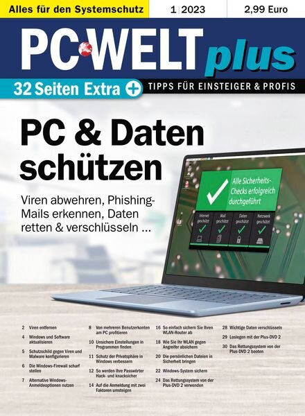 PC-Welt Plus – 02 Januar 2023 Cover