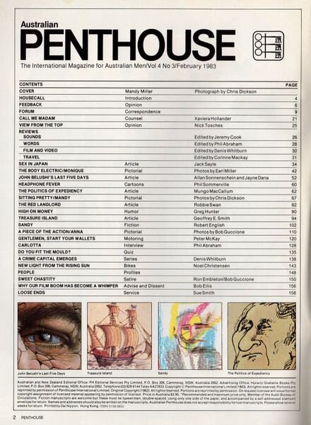 Penthouse Australia – February 1983 Cover