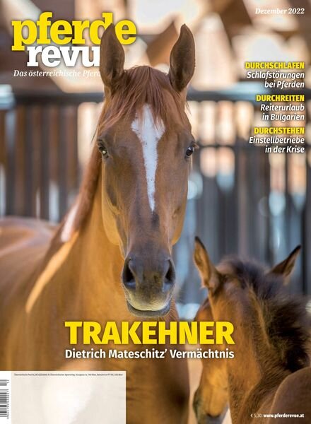 Pferderevue – November 2022 Cover