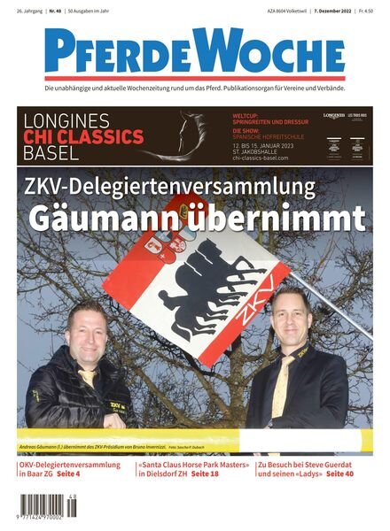 PferdeWoche – Dezember 2022 Cover