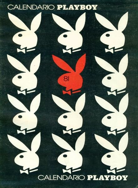 Playboy Italian – Calendar 1981 Cover
