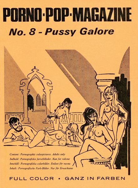 Poeno pop magazine – n 8 1970s Cover