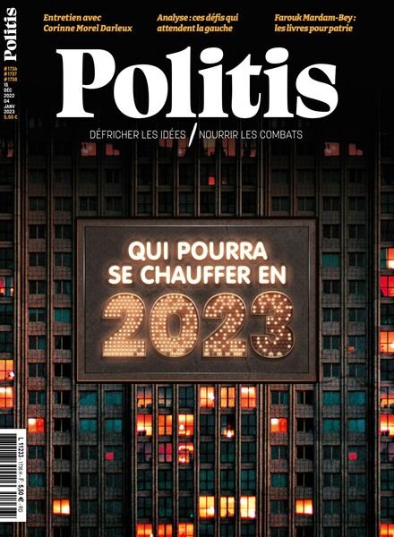 Politis – 15 Decembre 2022 Cover