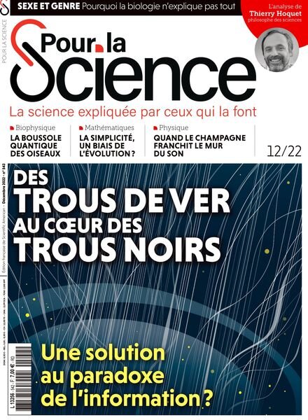 Pour la Science – Decembre 2022 Cover