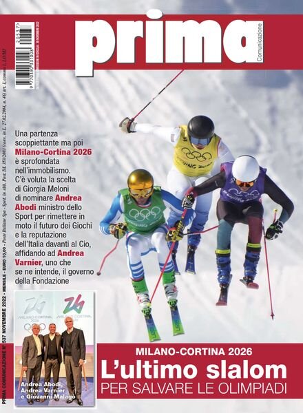 Prima Comunicazione – Novembre 2022 Cover