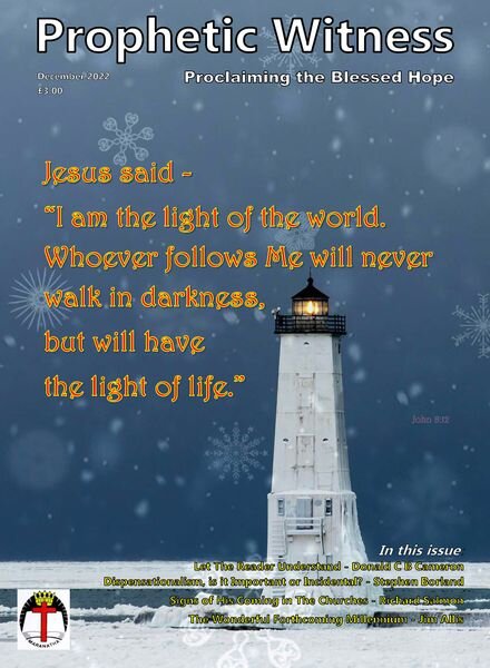 Prophetic Witness – December 2022 Cover