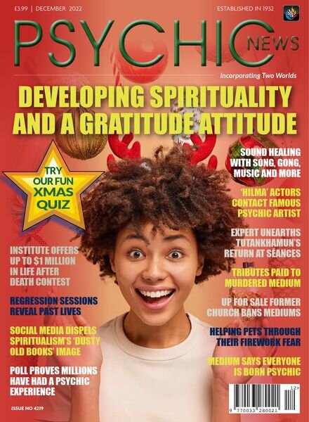 Psychic News – December 2022 Cover