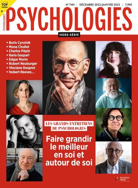 Psychologies – Hors-Serie – Decembre 2022 – Janvier 2023 Cover