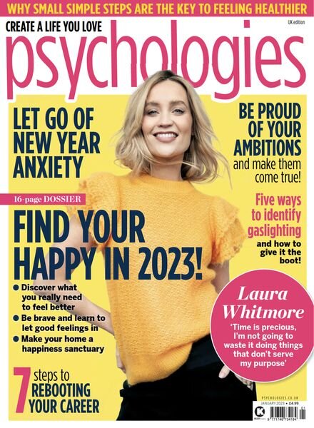 Psychologies UK – January 2023 Cover
