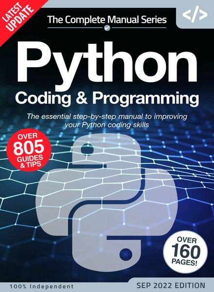 Python Coding & Programming – September 2022 Cover