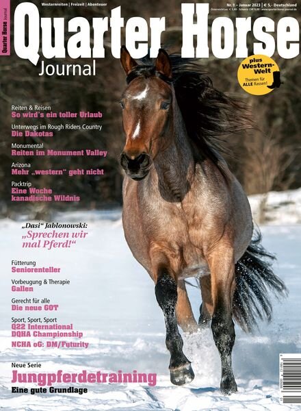Quarter Horse Journal – Dezember 2022 Cover