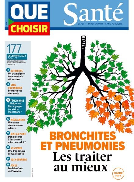 Que Choisir Sante – Decembre 2022 Cover