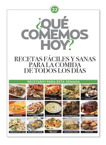 Que comemos hoy – diciembre 2022 Cover
