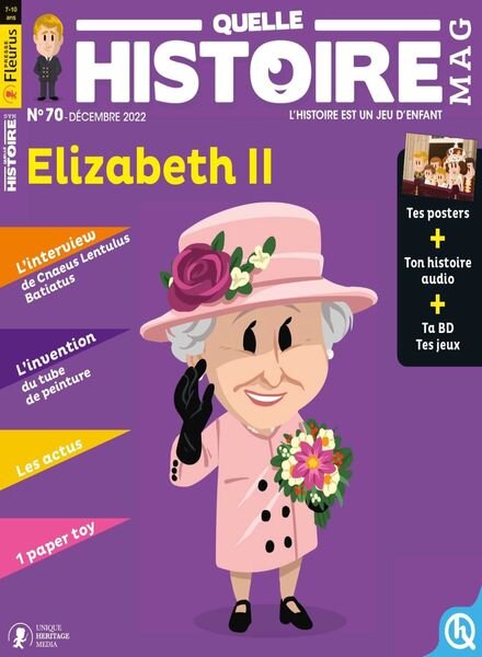 Quelle Histoire – novembre 2022 Cover