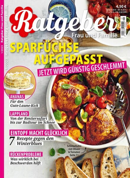 RATGEBER Frau und Familie – Dezember 2022 Cover