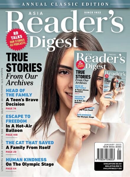 Reader’s Digest Asia – January 2023 Cover