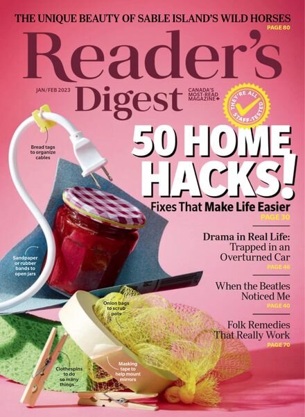 Reader’s Digest Canada – January 2023 Cover
