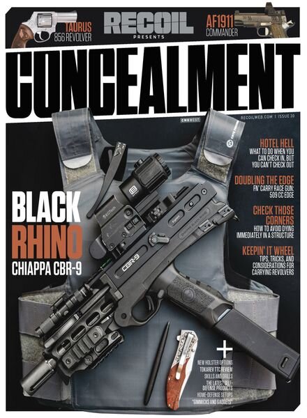 RECOIL Presents Concealment – December 2022 Cover