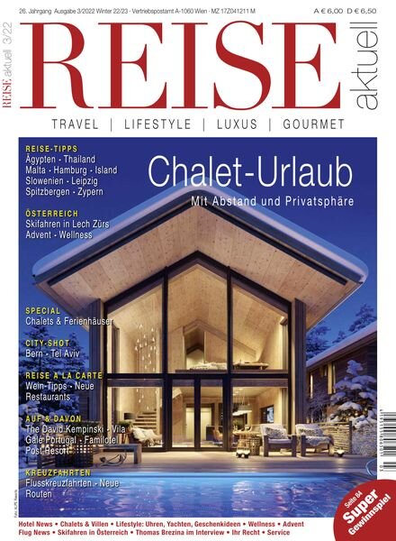 Reise-Aktuell – Winter 2022-2023 Cover