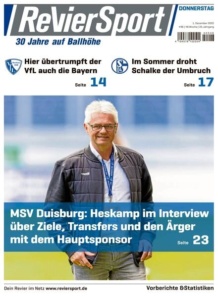 RevierSport – 01 Dezember 2022 Cover