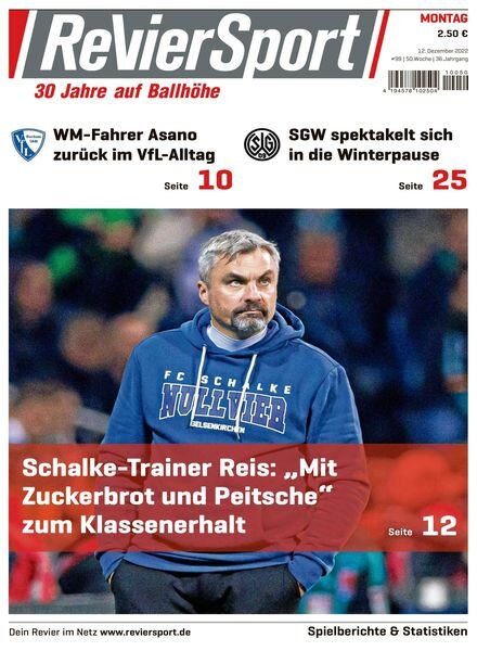 RevierSport – 12 Dezember 2022 Cover