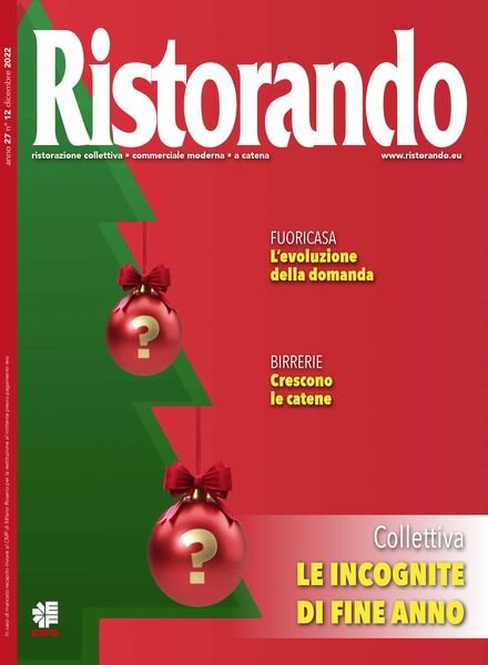 Ristorando – Dicembre 2022 Cover