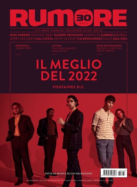 Rumore – Dicembre 2022 Cover