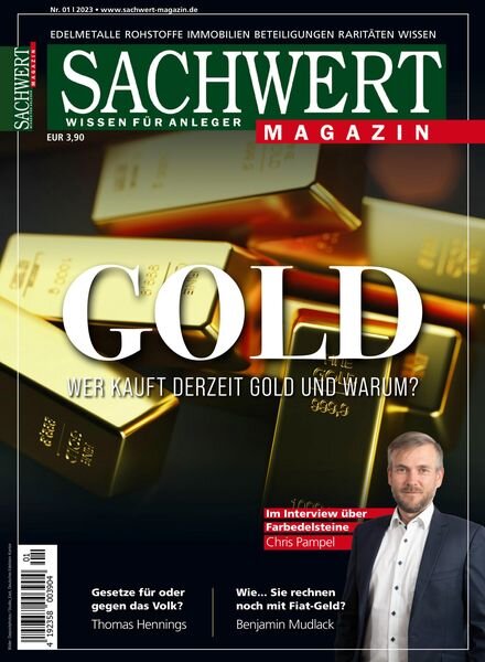 Sachwert Magazin – Januar 2023 Cover