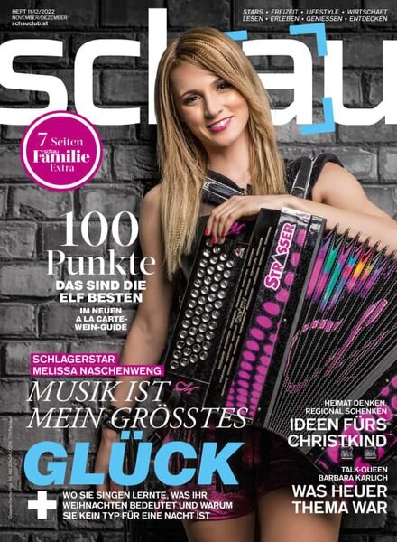 schau Magazin – November 2022 Cover