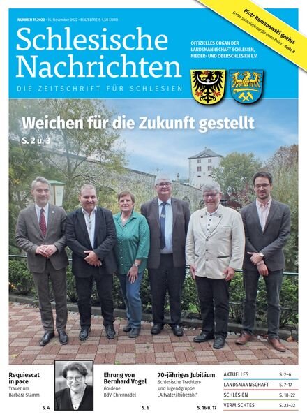 Schlesische Nachrichten – Nr 11 2022 Cover