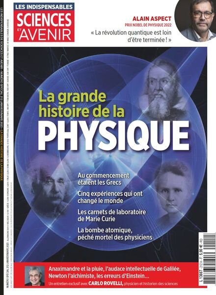 Sciences et Avenir – Hors-Serie – Janvier-Mars 2023 Cover