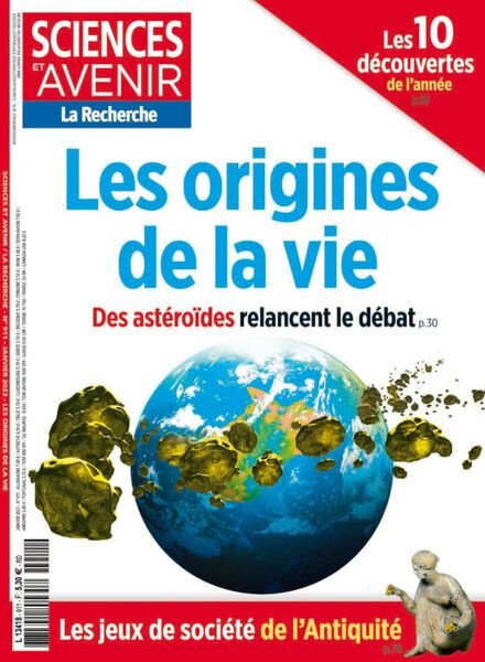 Sciences et Avenir – Janvier 2023 Cover