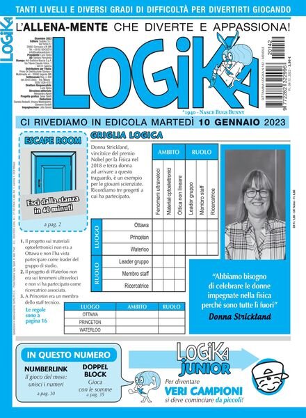 Settimana Logika – 09 dicembre 2022 Cover