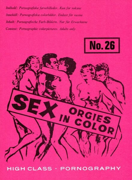 Sex Orgies in Color – Nr. 26 1972 Cover