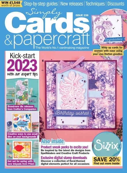 Simply Cards & Papercraft – Issue 238 – December 2022 Cover
