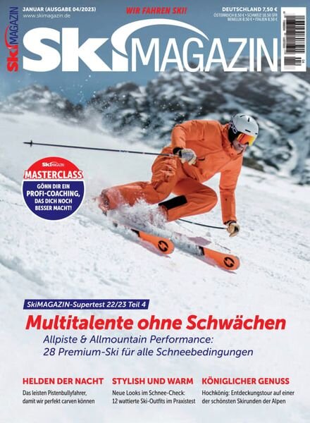 SkiMAGAZIN – Dezember 2022 Cover